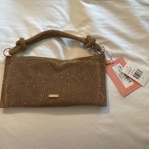 Brand New Cult Gaia Hera Nano shoulder bag in Champagne